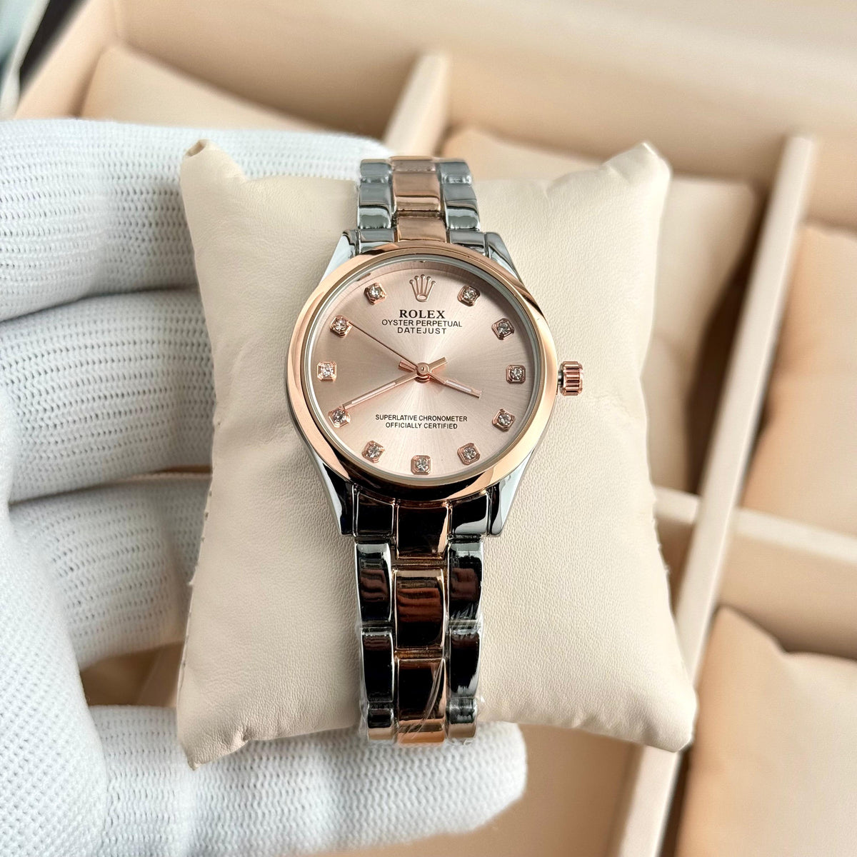 Rolex Datejust-style Two Tone Watch